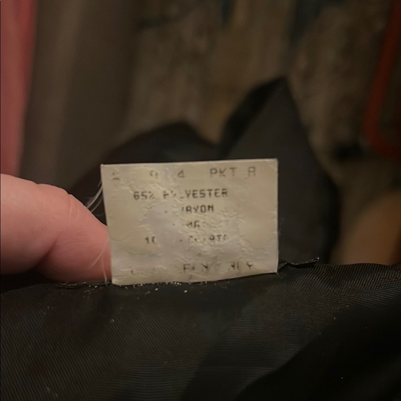 Vintage Radcliffe Black Pencil Skirt Lined Size 16 - Picture 6 of 7